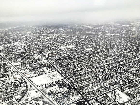 Snowy city