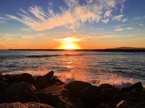 Sunset Splash